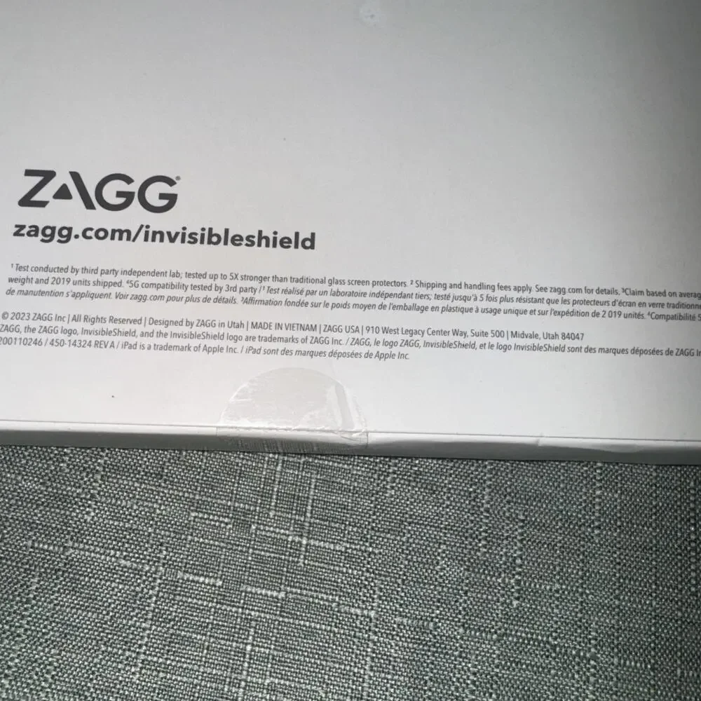 Zagg InvisibleShield Glass Elite Screen Protector For iPad (10th Gen) 5X Stronge